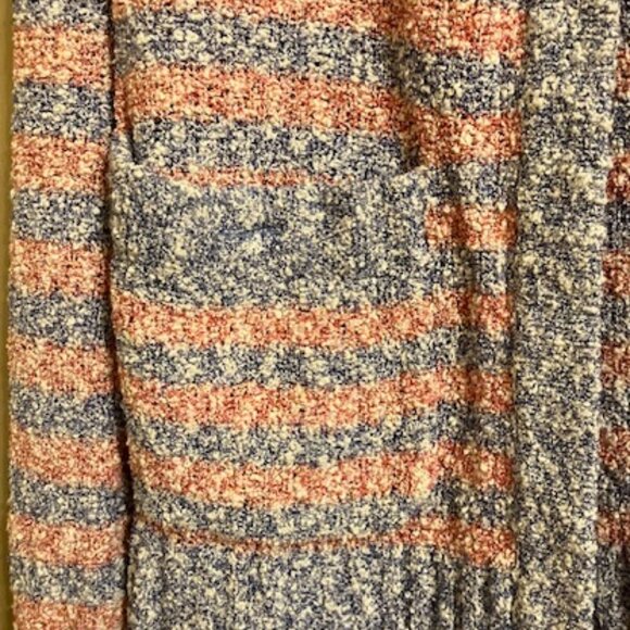 J. Crew Pink and Blue Open Cardigan Sweater - Picture 4 of 6